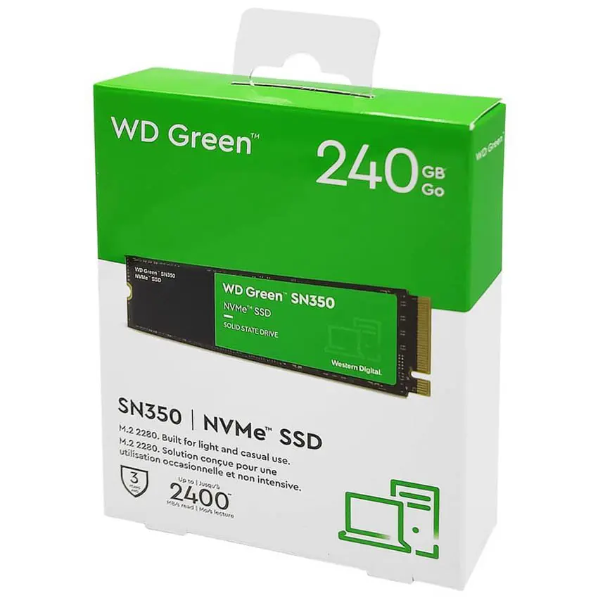 WD GREEN SN350 NVMe SSD SOLD STATE DRIVE 240GB