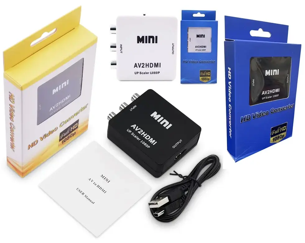 HD VIDEO CONVERTER MINI AV2HDMI 1080P