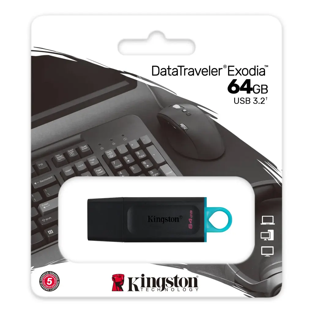 KINGSTON DATA TRAVELER EXODIA USB 3.2 - 64GB