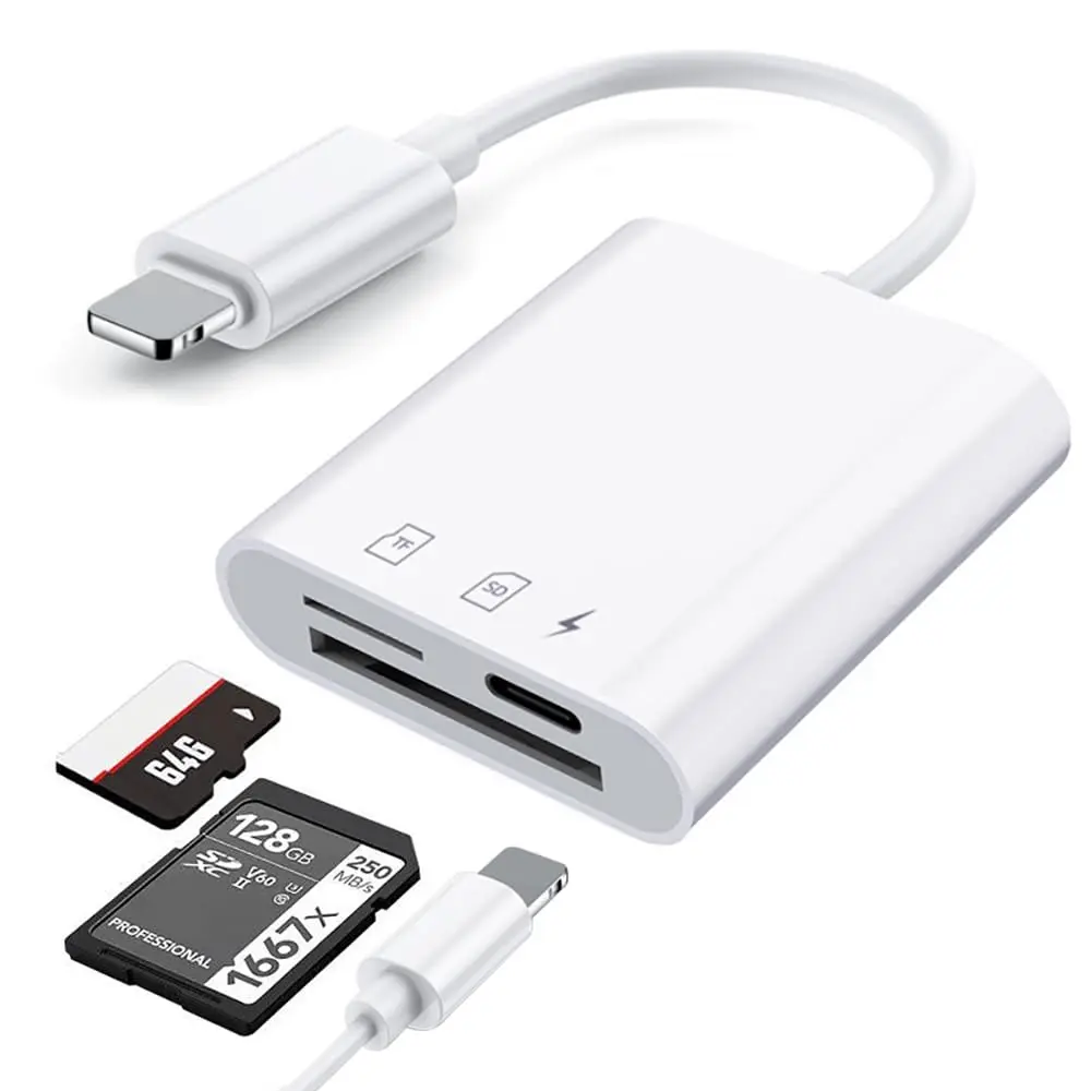 LIGHTNING TO SD/TF CAMERA ADAPTER S-309