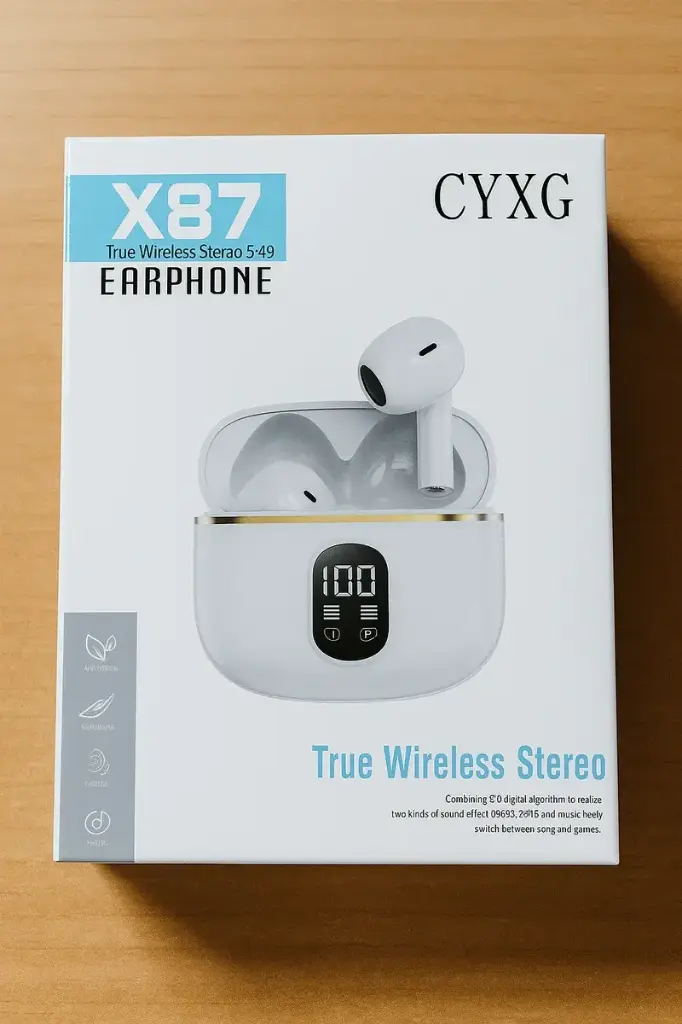 AUDIFONO TRUE WIRELESS STEREO 5.49 CYXG X87