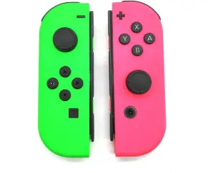 NINTENDO SWITCH JOYCON - GREEN/PINK