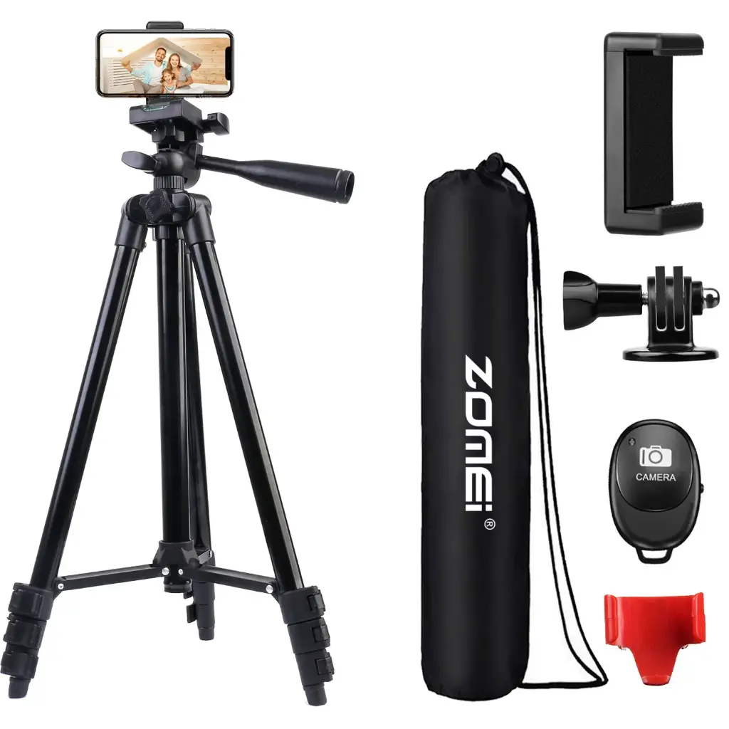 TRIPODE ZOMEI TY53 - CON ACCESORIOS GOPRO