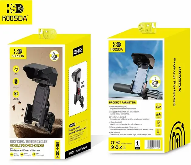 KOOSDA BICYCLES/MOTORCYCLES MOBILE PHONE HOLDER KSD-H56