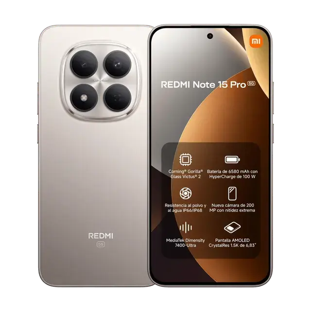 REDMI NOTE 15 PRO 256/8GB - GRIS 
