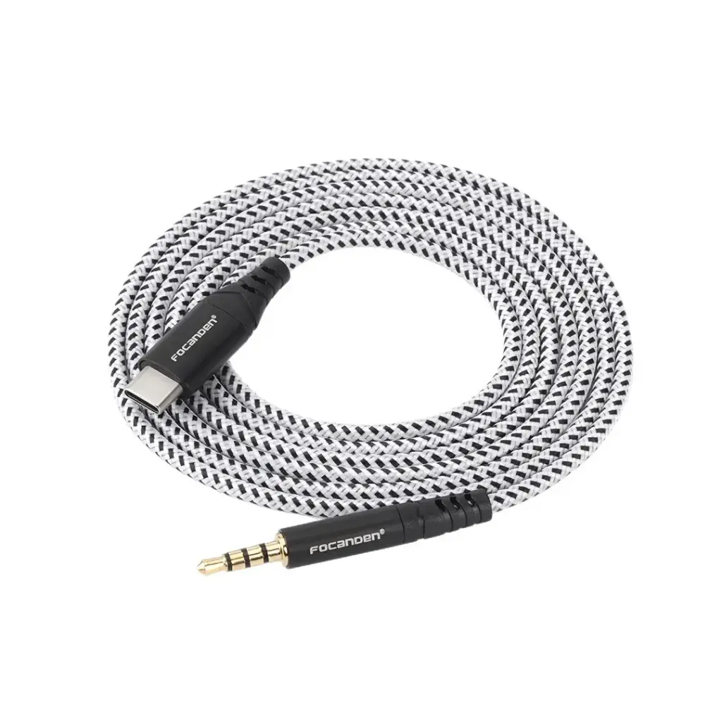CABLE FOCANDEN TIPO C a AUDIFONO 3.5mm - 1.5M