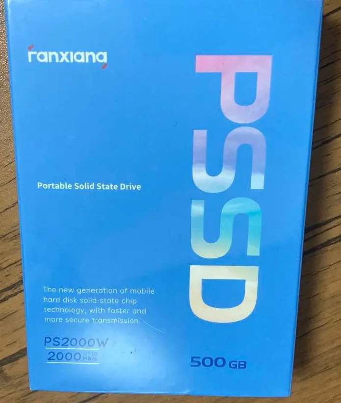 RANXIANA PORTABLE SOLID STATE DRIVE PSSD 500GB 