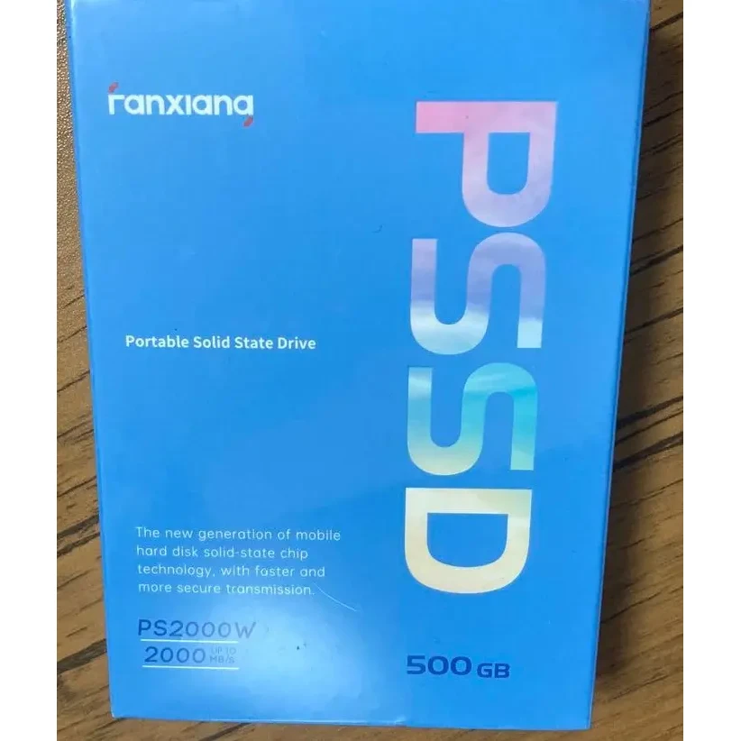 RANXIANA PORTABLE SOLID STATE DRIVE PSSD 500GB