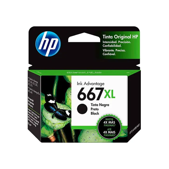 TINTA ORIGINAL HP 667 XL - NEGRO