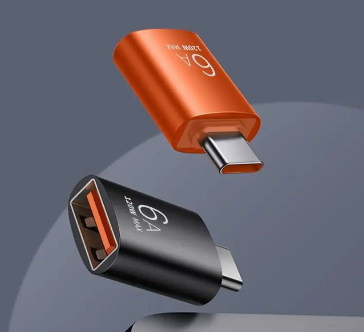 OTG J-J06 6A TYPE -C A USB - BK
