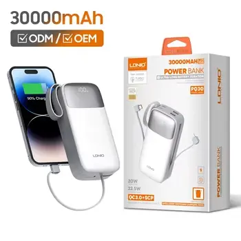 LDNIO POWER BANK PQ30 30000 MAH 
