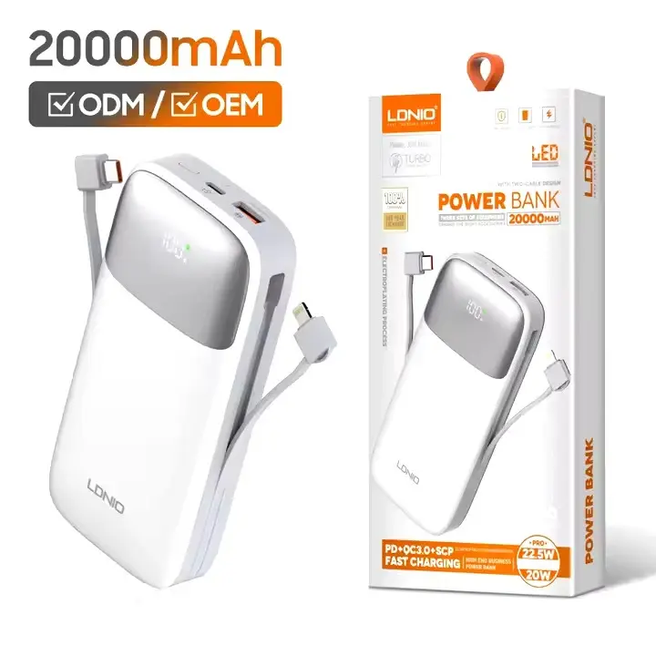 LDNIO POWER BANK PQ20 20000 MAH