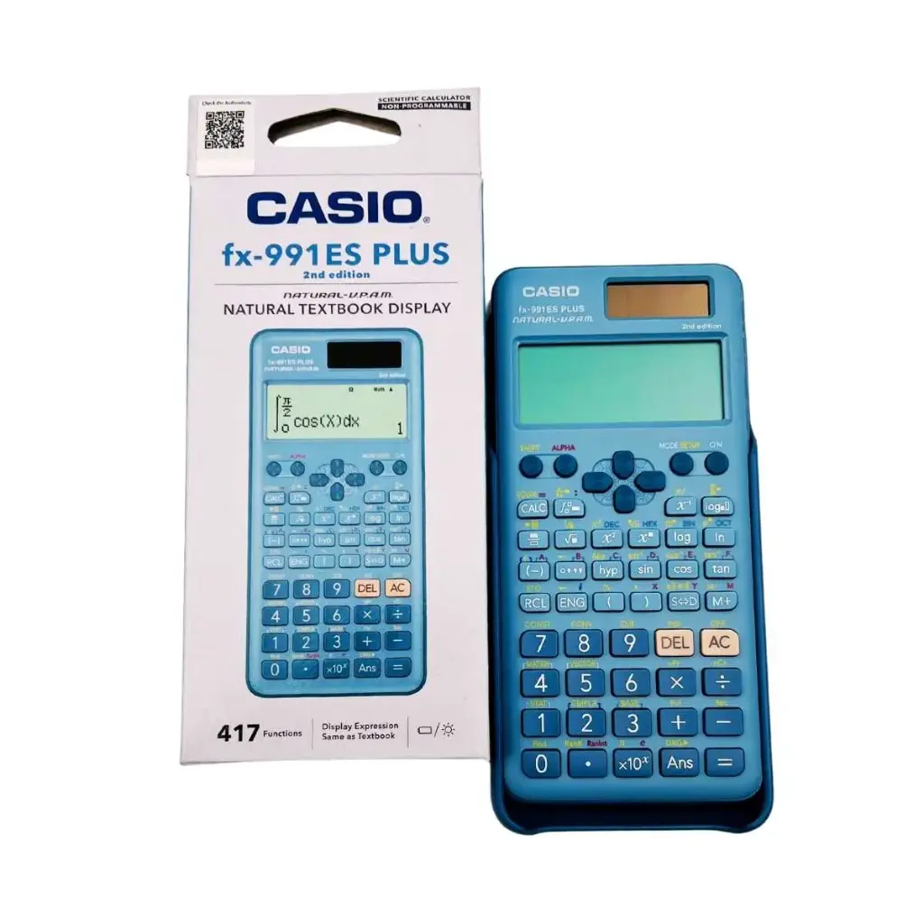 CALCULADORA CASIO FX-991ES PLUS 2NDA EDITTION CELEST
