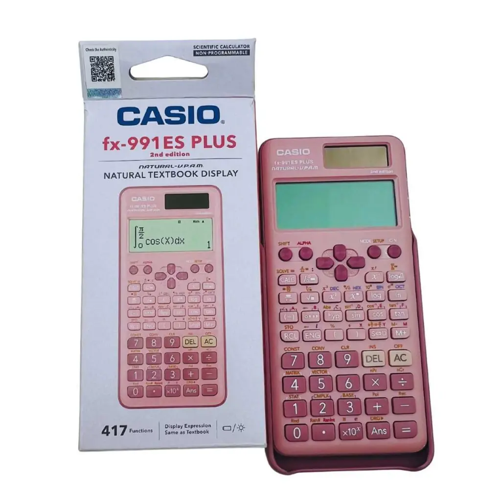 CALCULADORA CIENTIFICA CASIO FX-991ES PLUS 2nd EDITION - PINK