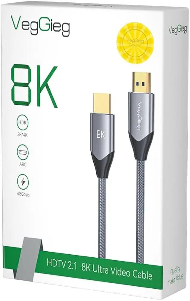 CABLE HDMI 2.1 8K V-H403 VEGGIEG  - 3M