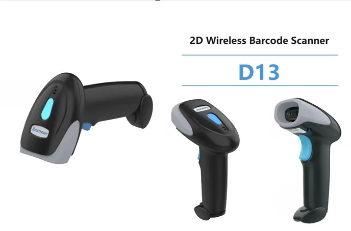 2D WIRELESS BARCODE SCANNER D13