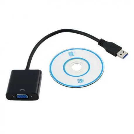 ADAPTADOR CONVERTIDOR USB 3.0 A VGA - ZOECAN