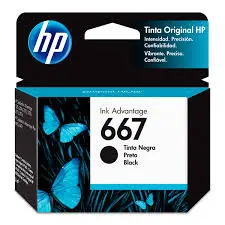 TINTA ORIGINAL HP 667 - NEGRO