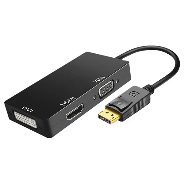 ADAPTADOR DISPLAY PORT A VGA+HDMI+DVI