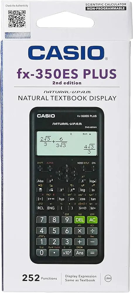 CALCULADORA CASIO CIENTIFICA FX-350ES PLUS 2da EDITION 
