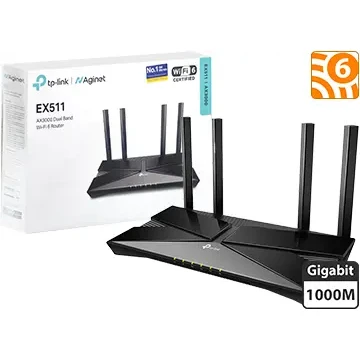 TP-LINK AX3000 DUAL BAND WIFI 6 ROUTER EX511