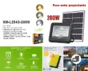 SOLAR FOOD LIGHT KM-L3543 200W 3 COLOR