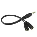 CABLE DIVISOR DE AURICULAR DE SONIDO 2 EN 1 