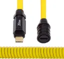 CABLE AMARILLO EXTENSOR RIZO TYPE C 20GBPS 2M